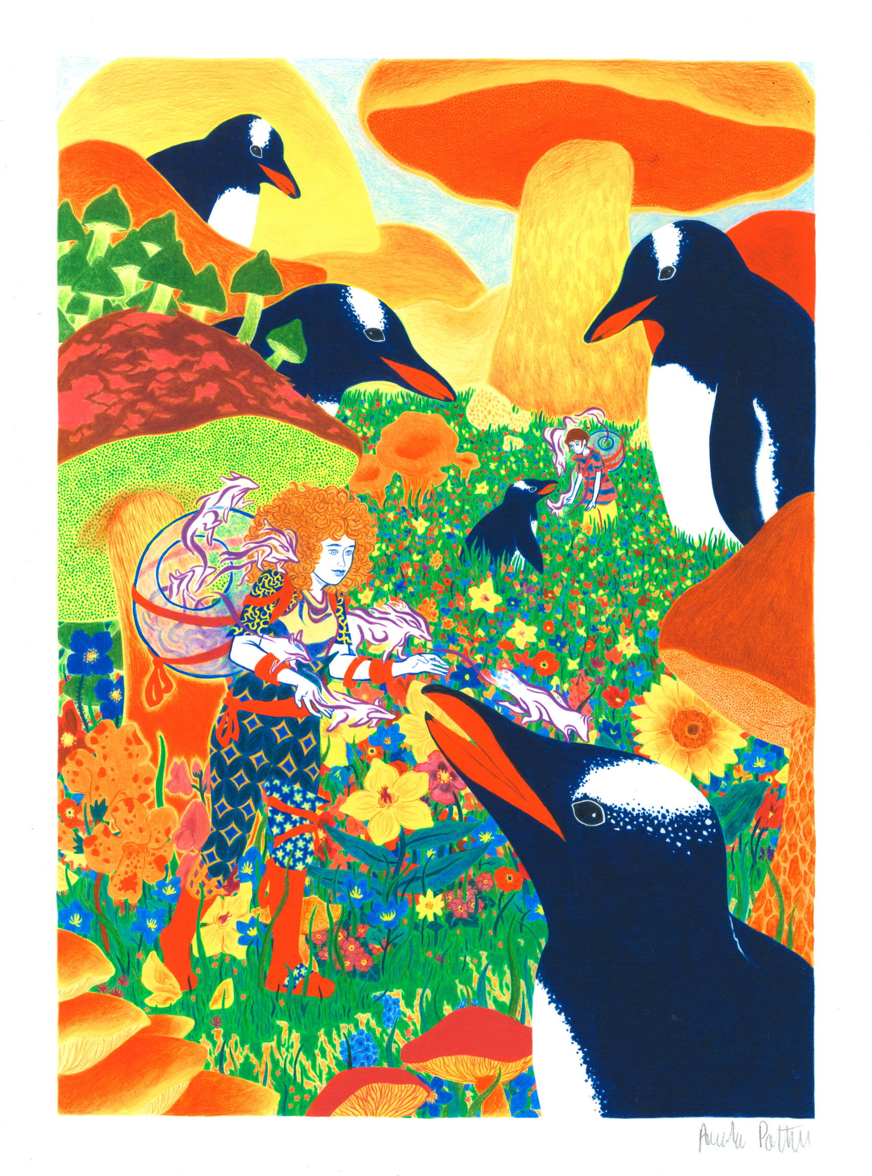 La chasse aux champignons reproduction